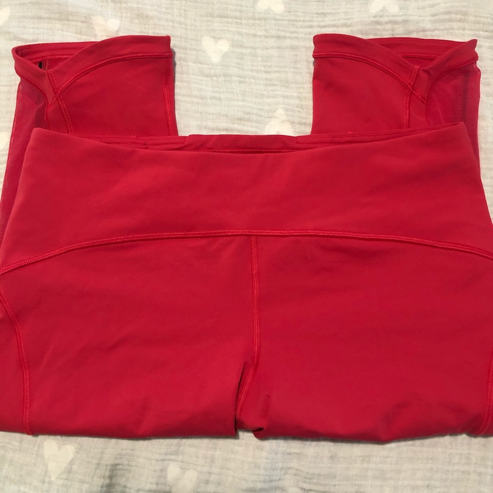 Lululemon pink leggings size 10